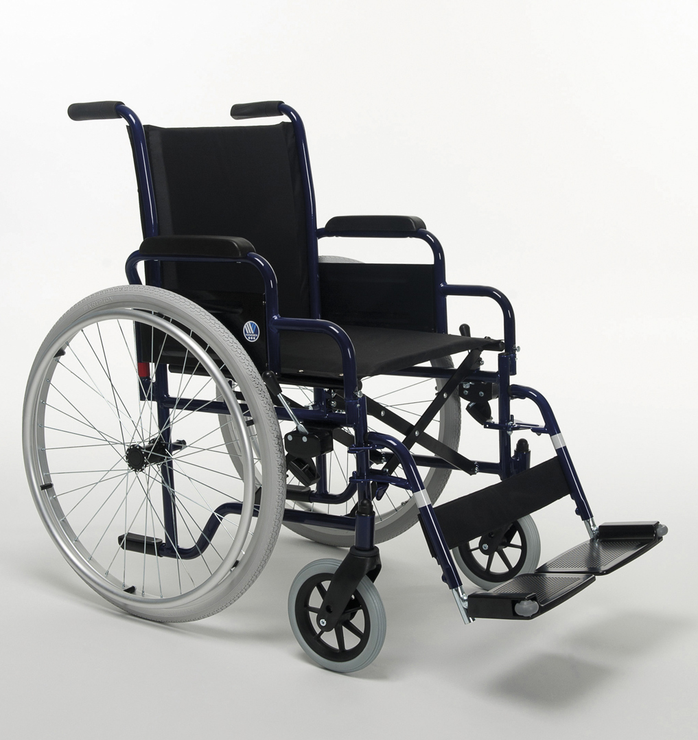 Wózek inwalidzki ręczny dla osób ciężkich 28 XXL