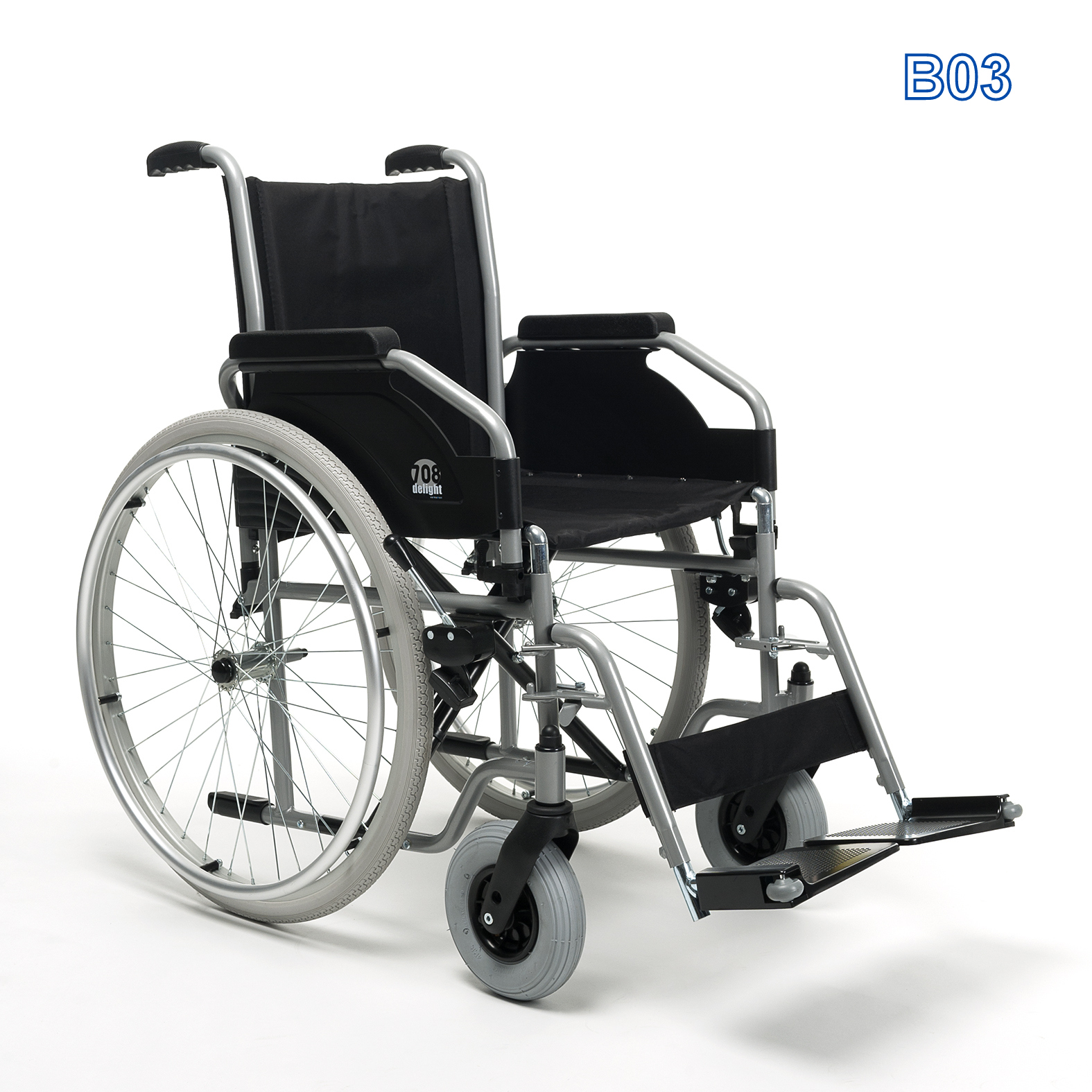 Wózek inwalidzki ręczny 708 D