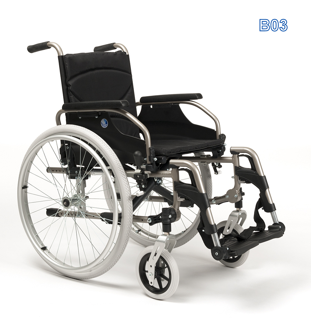 Aluminiowy wózek inwalidzki V300